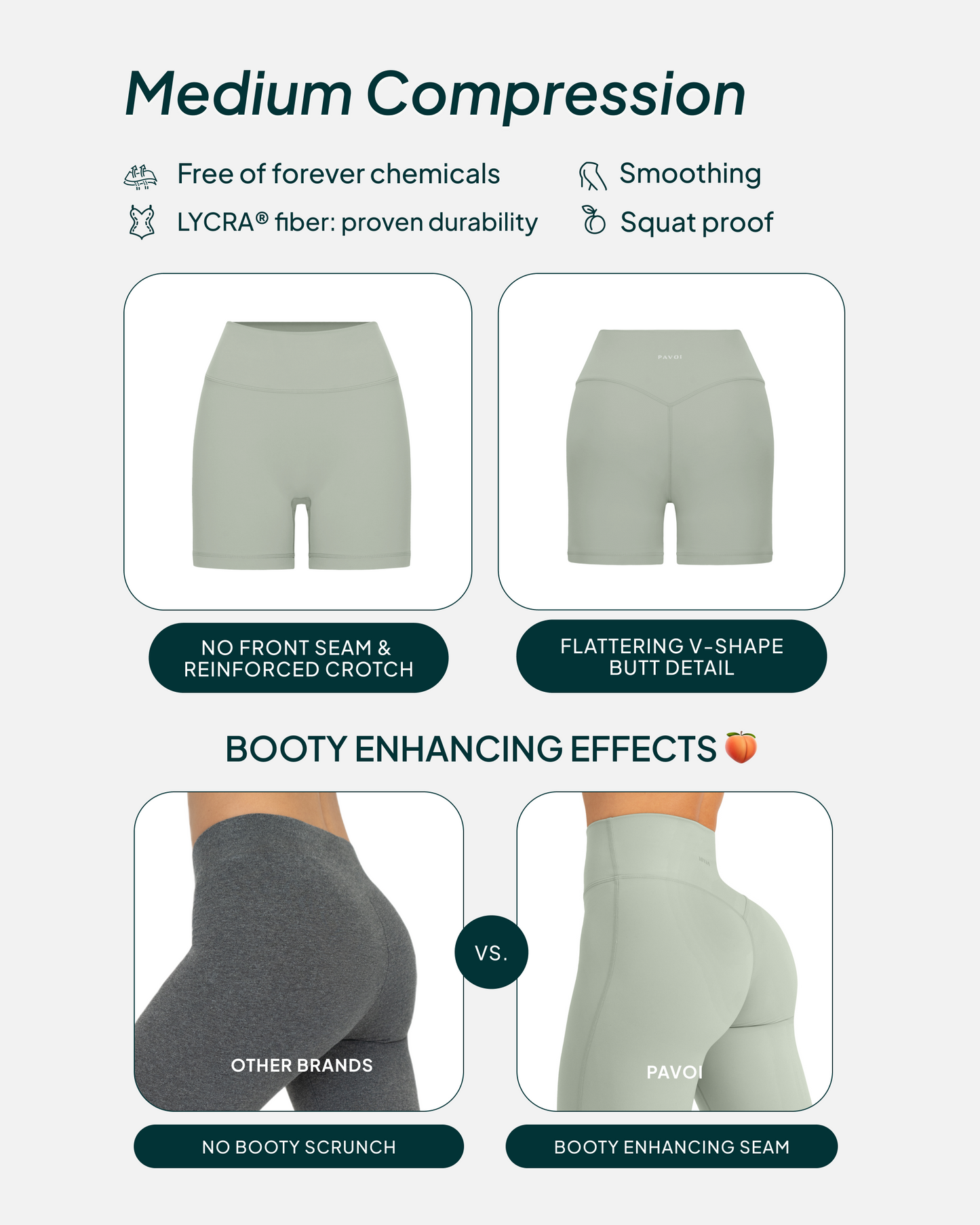 FlexFlow Butt Lifting High-Waisted 4" Seasonal Biker Shorts