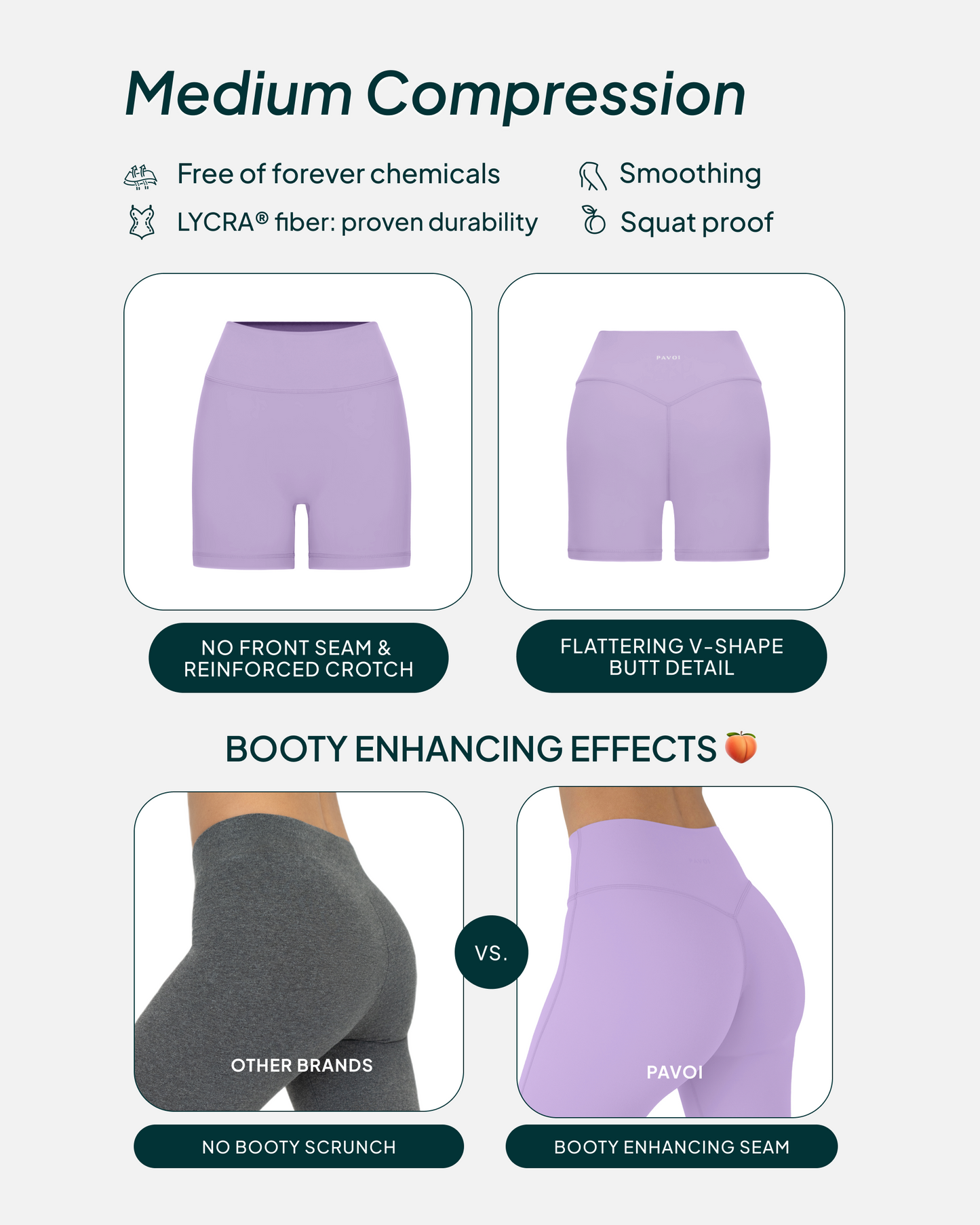 FlexFlow Butt Lifting High-Waisted 4" Seasonal Biker Shorts