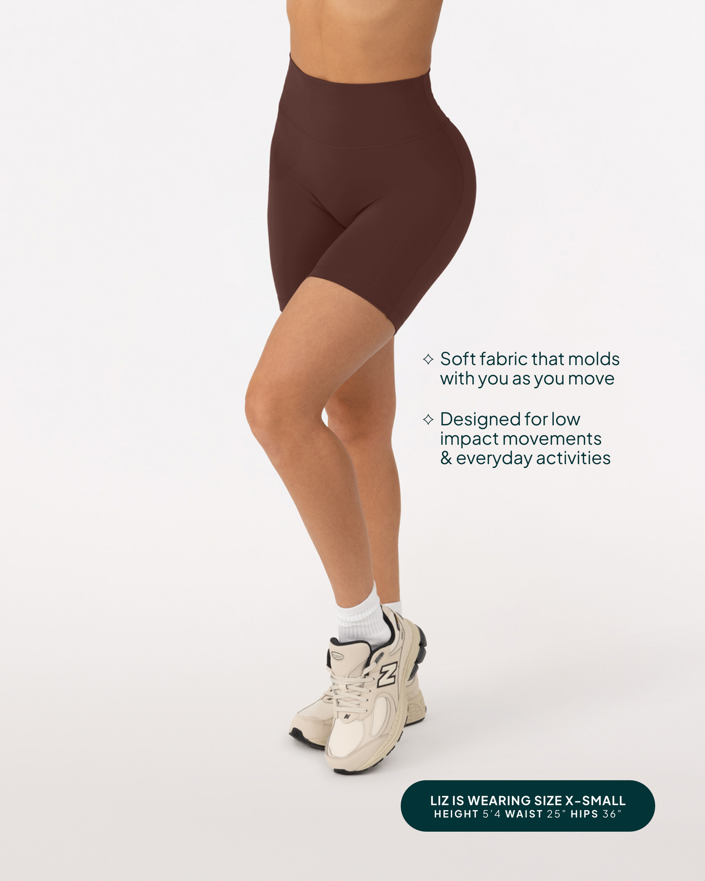 FlexFlow Butt Lifting High-Waisted 6" Biker Shorts