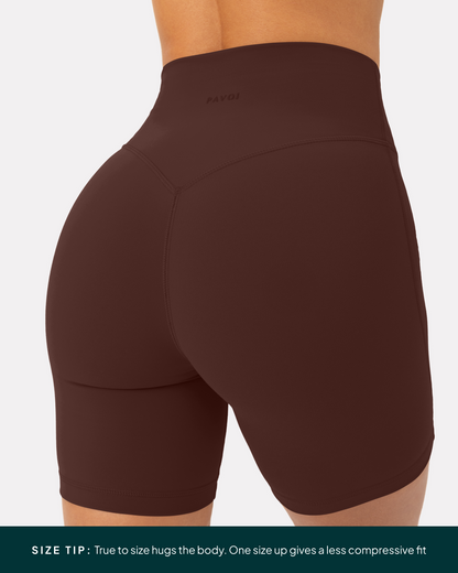 FlexFlow Butt Lifting High-Waisted 6" Biker Shorts