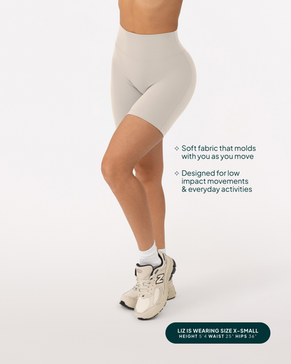 FlexFlow Butt Lifting High-Waisted 6" Biker Shorts