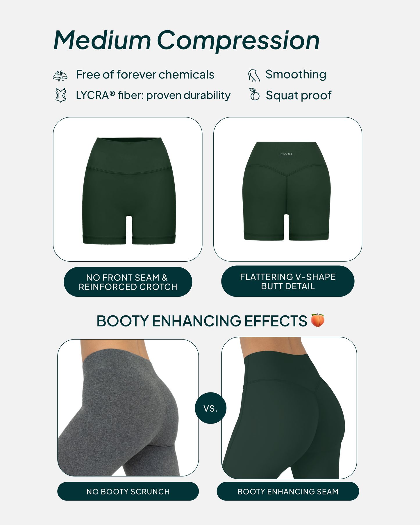 FlexFlow Butt Lifting High-Waisted 6" Seasonal Biker Shorts