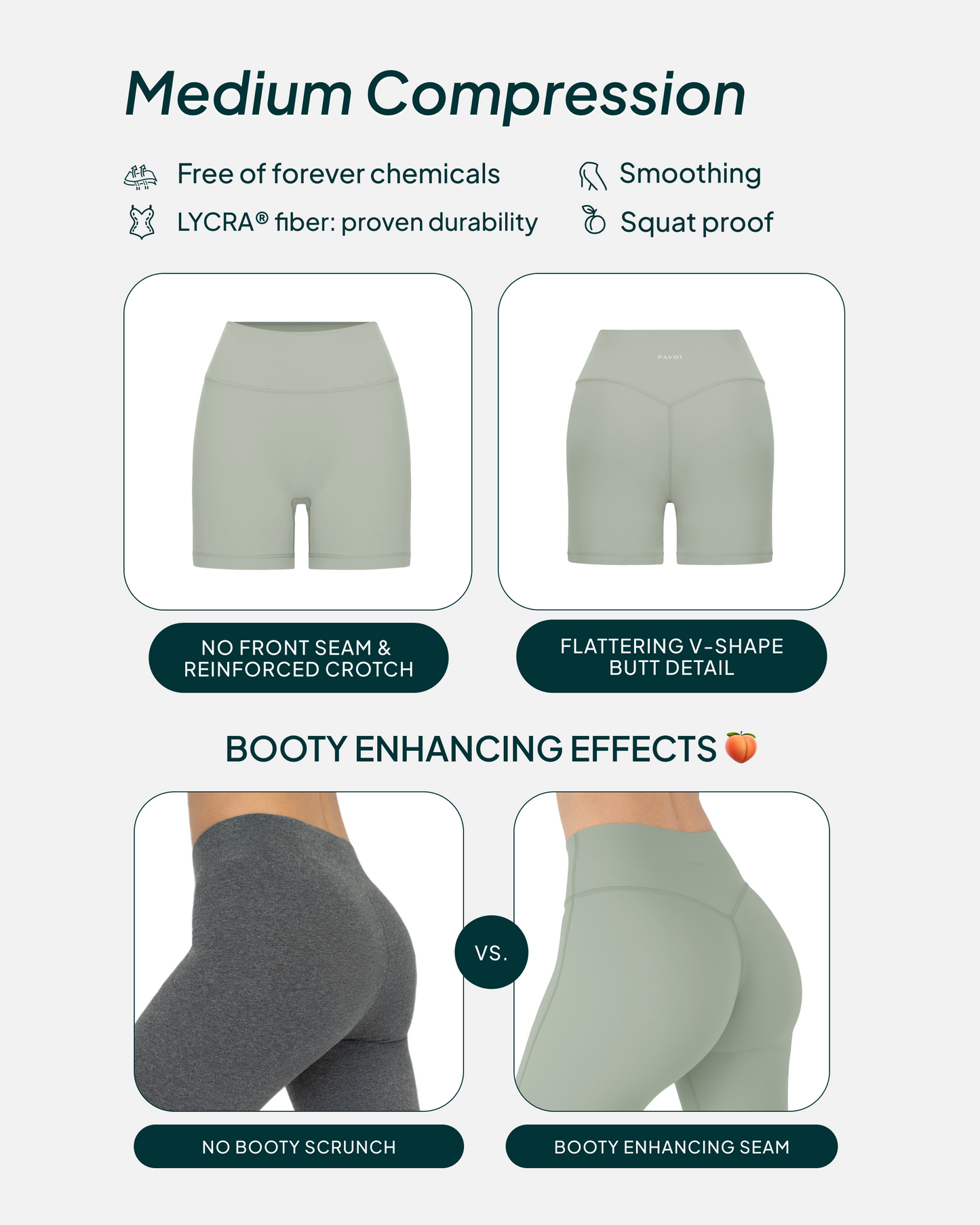 FlexFlow Butt Lifting High-Waisted 6" Seasonal Biker Shorts