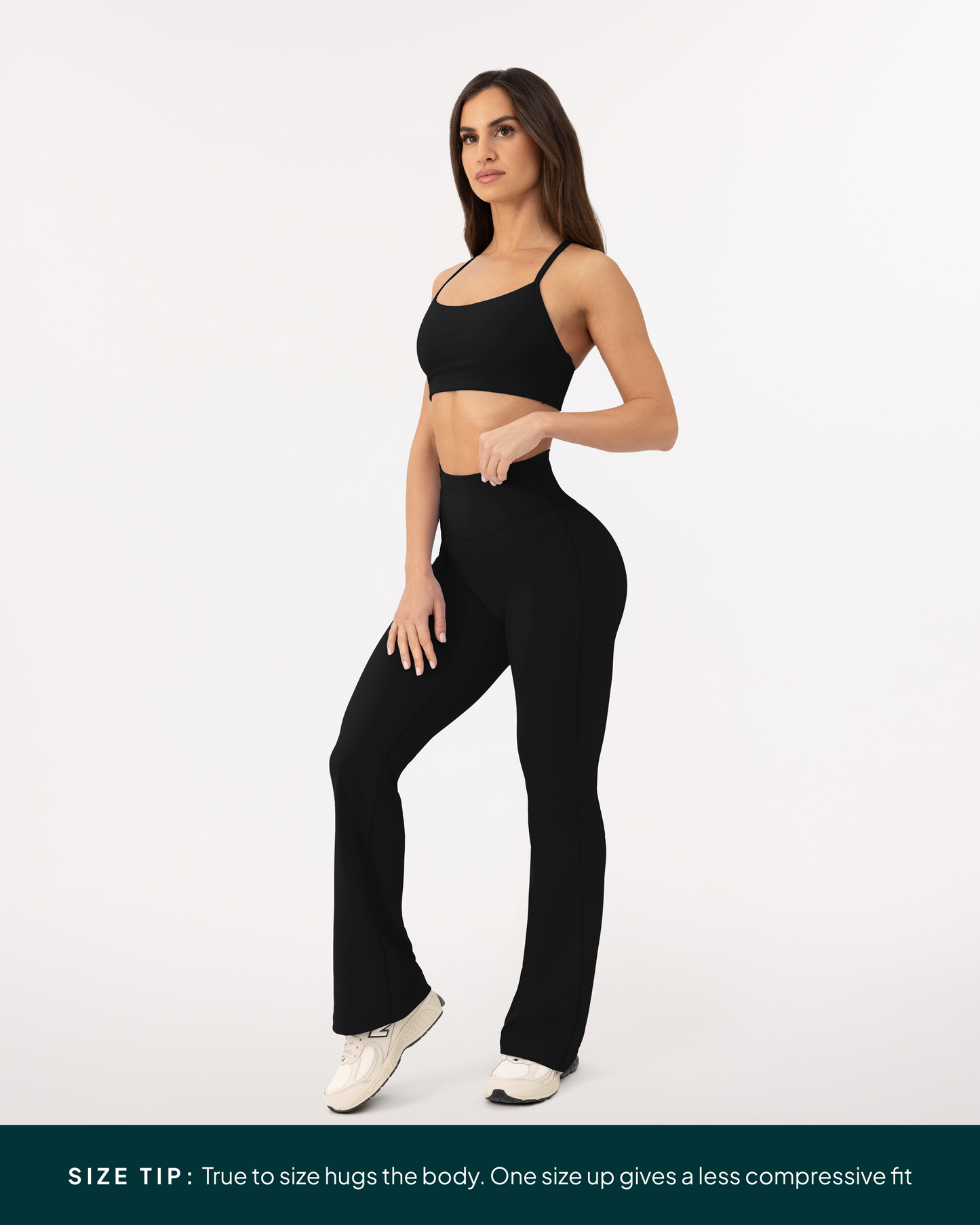 Athleisure Short Length Flared Leggings