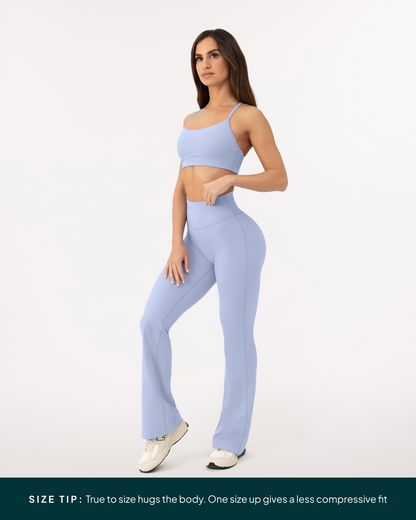 Athleisure Short Length Flared Leggings