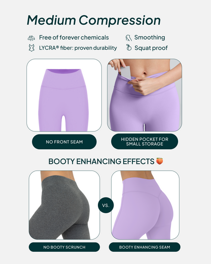 Athleisure Short Length Flared Leggings