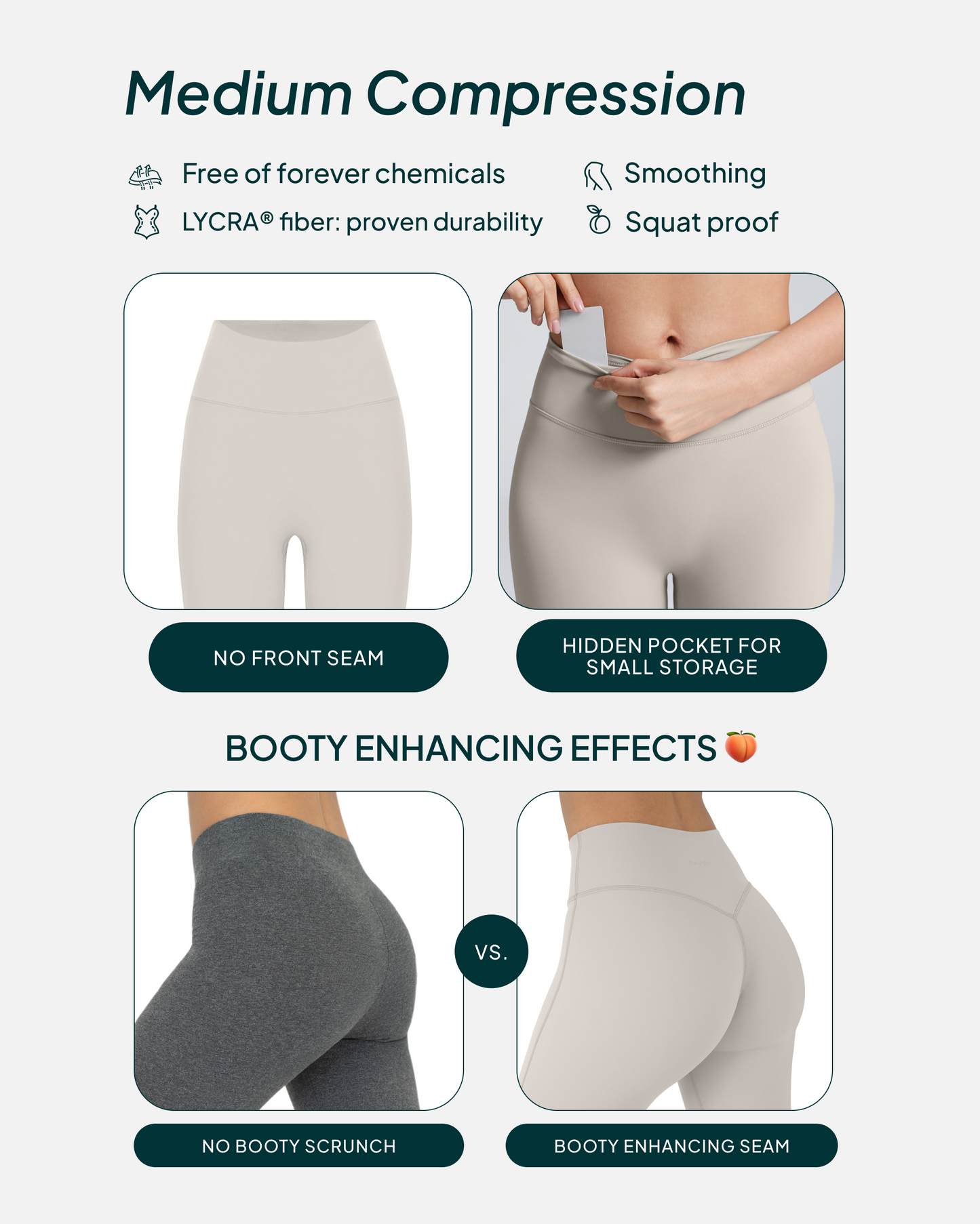 Athleisure Short Length Flared Leggings