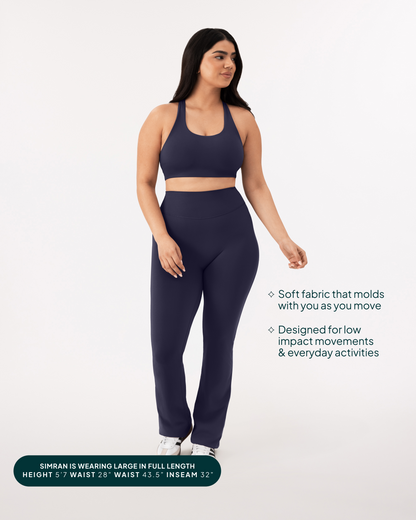 Athleisure Short Length Flared Leggings