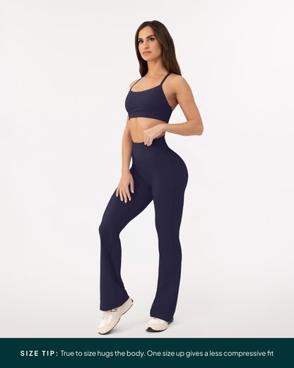 Athleisure Short Length Flared Leggings