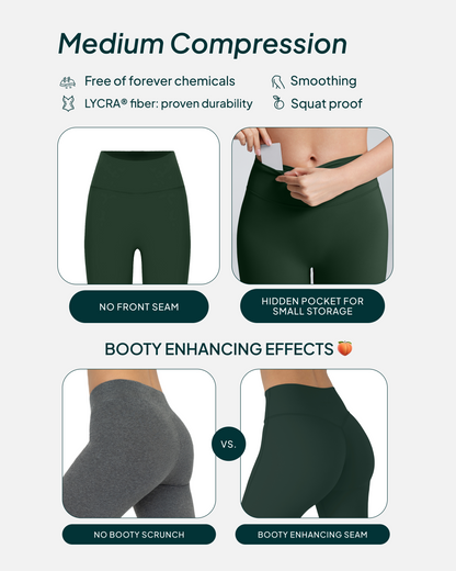 Athleisure Short Length Flared Leggings