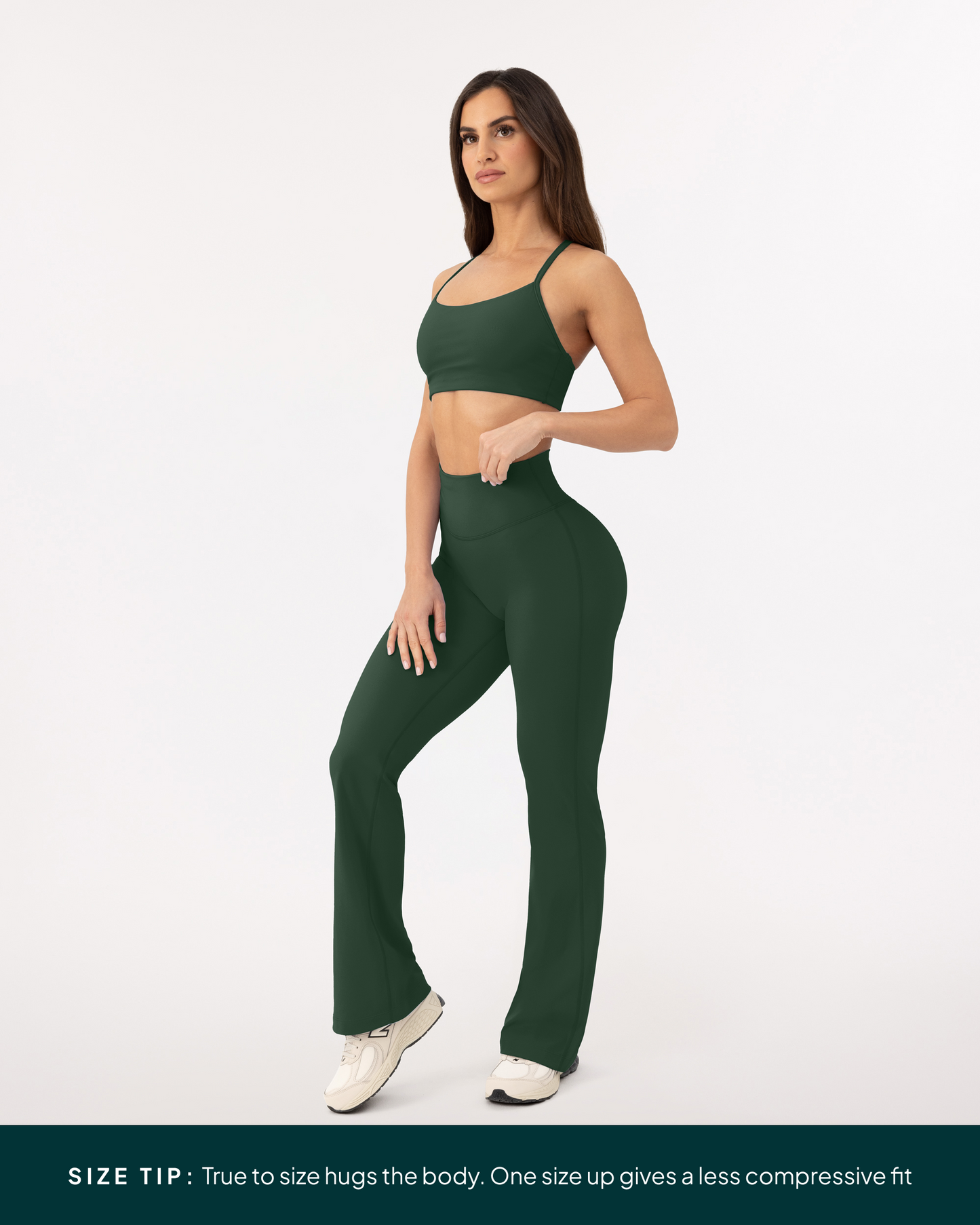 Athleisure Short Length Flared Leggings