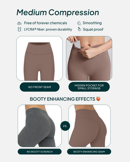 Athleisure Short Length Flared Leggings
