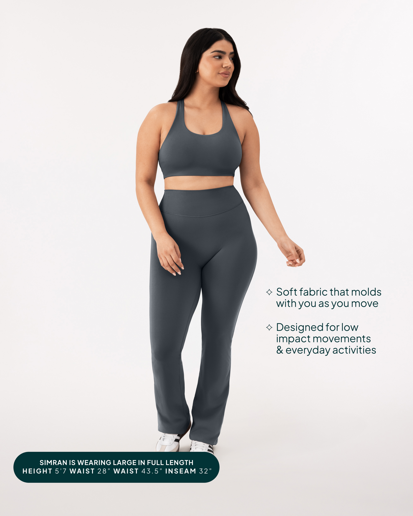 Athleisure Short Length Flared Leggings