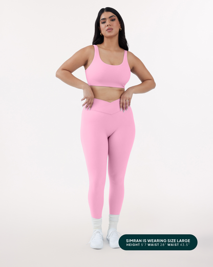 Athleisure Scrunch Crossover Leggings