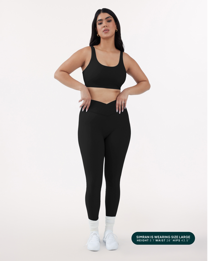 Athleisure Scrunch Crossover Leggings