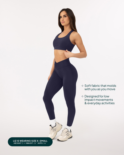 Athleisure Scrunch Crossover Leggings