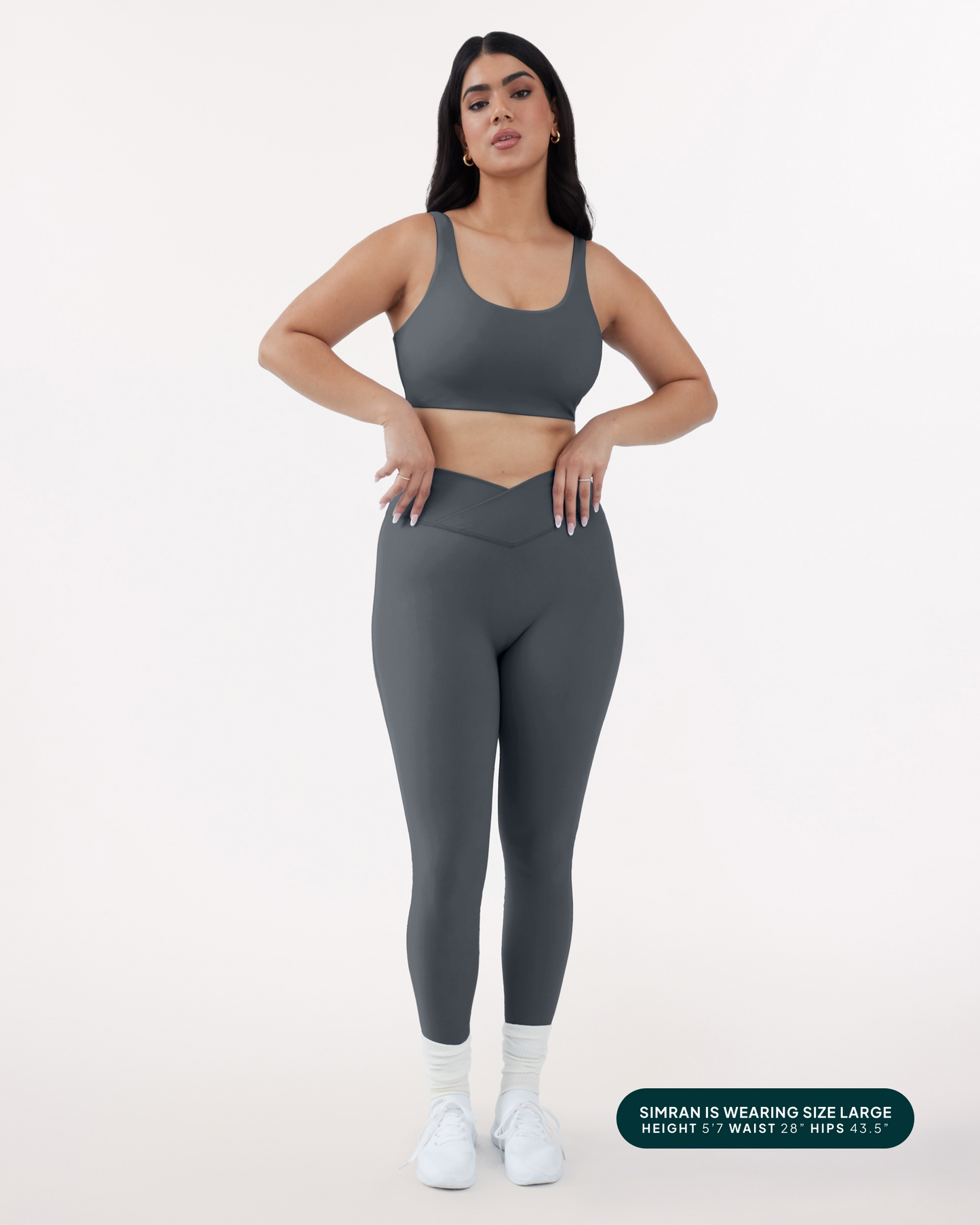 Athleisure Scrunch Crossover Leggings