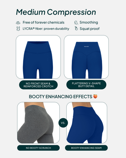 FlexFlow High-Waisted Butt Lifting Full-Length Yoga Leggings