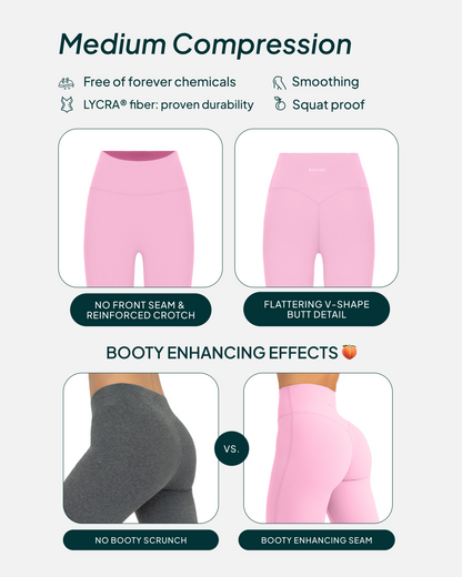 FlexFlow High-Waisted Butt Lifting Tall-Length Seasonal Yoga Leggings