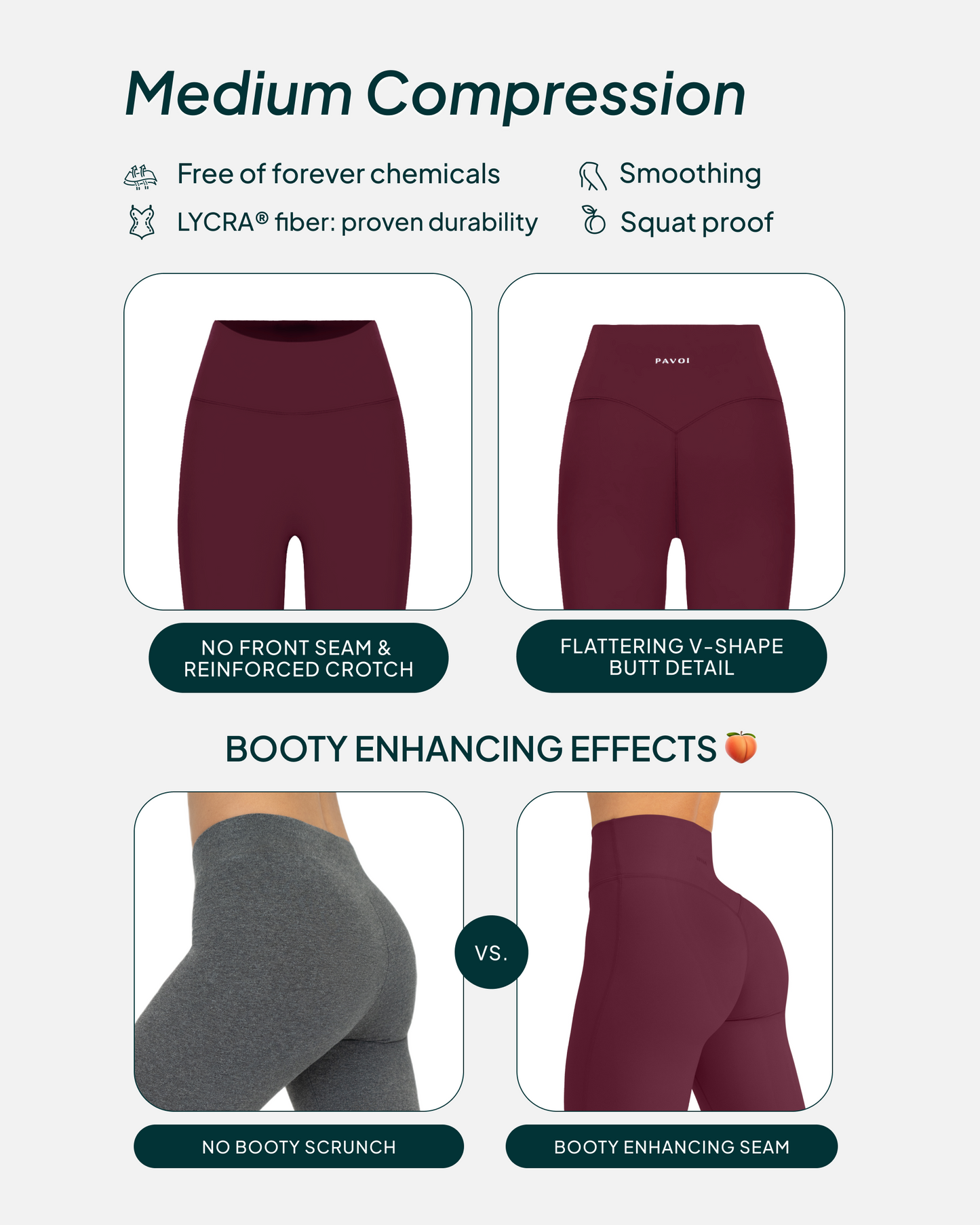 FlexFlow High-Waisted Butt Lifting Full-Length Seasonal Yoga Leggings