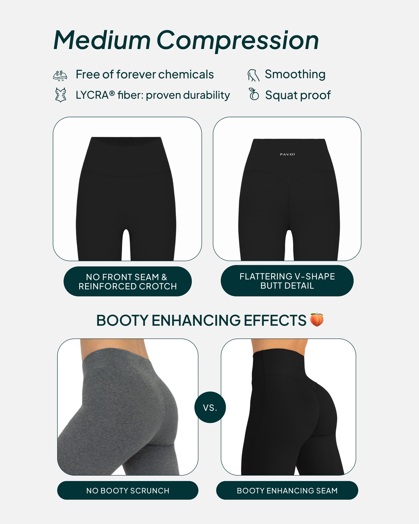 FlexFlow High-Waisted Butt Lifting Tall-Length Yoga Leggings
