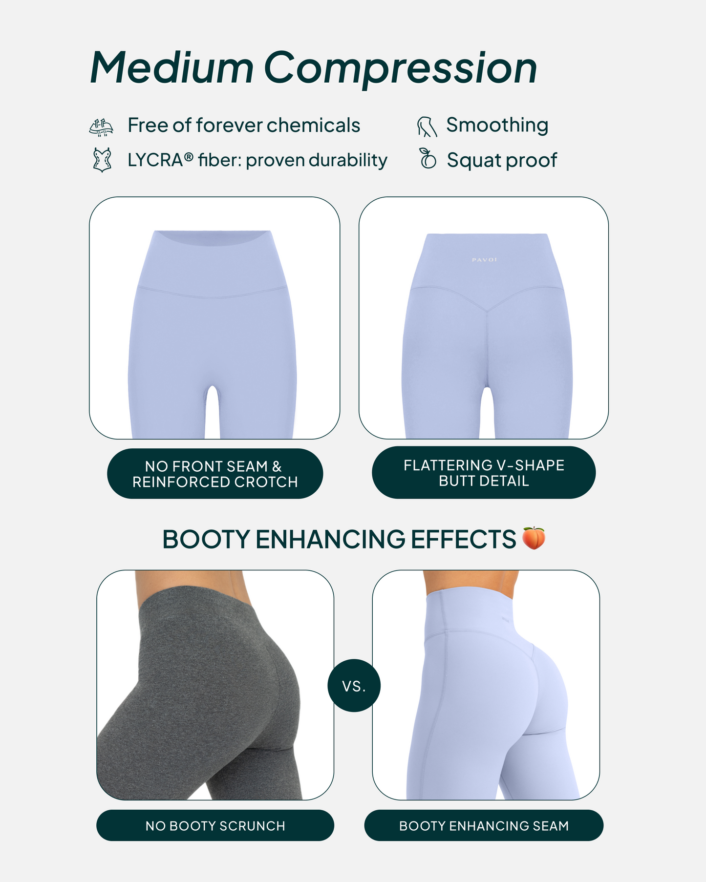 FlexFlow High-Waisted Butt Lifting Full-Length Seasonal Yoga Leggings