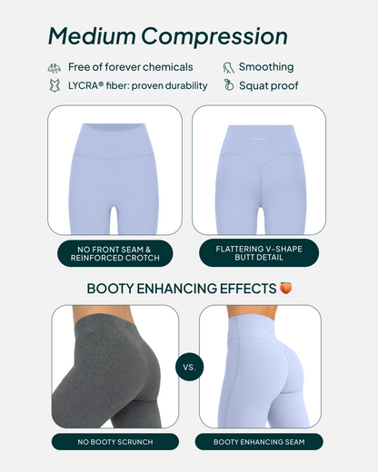 FlexFlow High-Waisted Butt Lifting Full-Length Seasonal Yoga Leggings