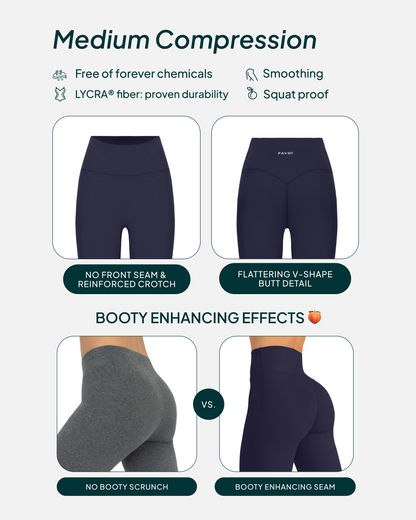 FlexFlow High-Waisted Butt Lifting Full-Length Yoga Leggings