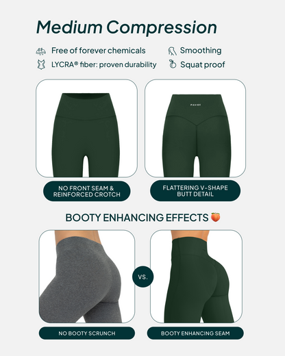 FlexFlow High-Waisted Butt Lifting Full-Length Yoga Leggings