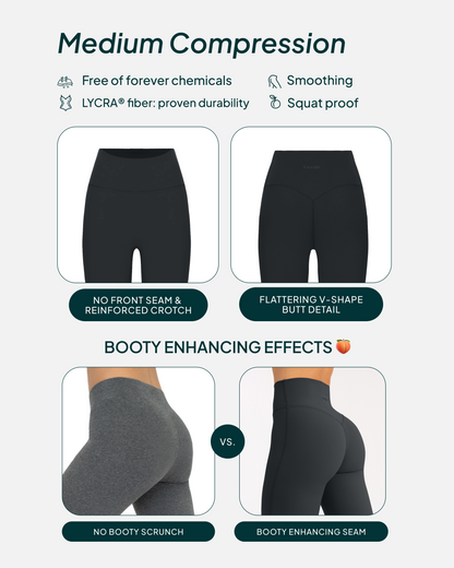 FlexFlow High-Waisted Butt Lifting Full-Length Seasonal Yoga Leggings