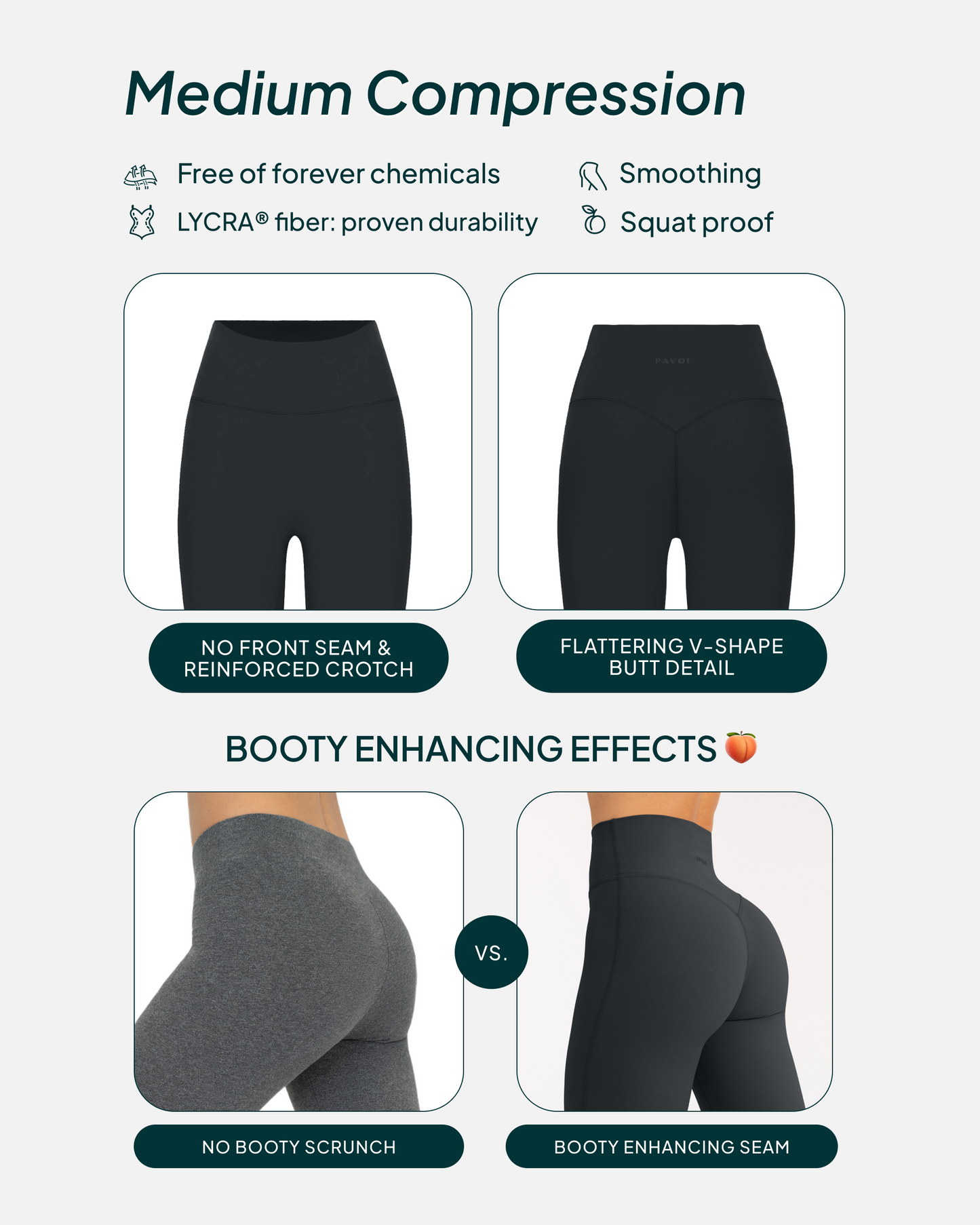 FlexFlow High-Waisted Butt Lifting Tall-Length Yoga Leggings