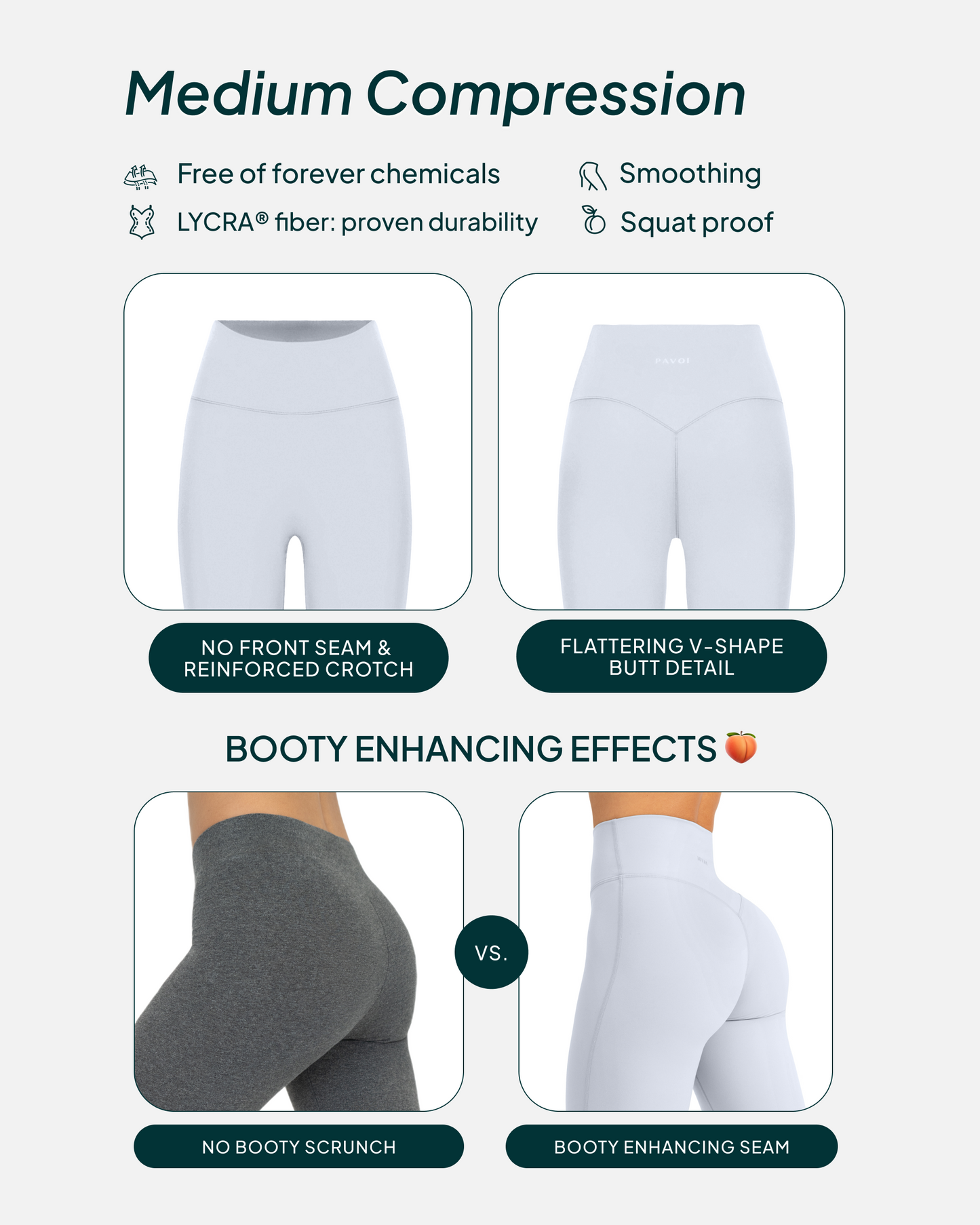 FlexFlow High-Waisted Butt Lifting Tall-Length Yoga Leggings