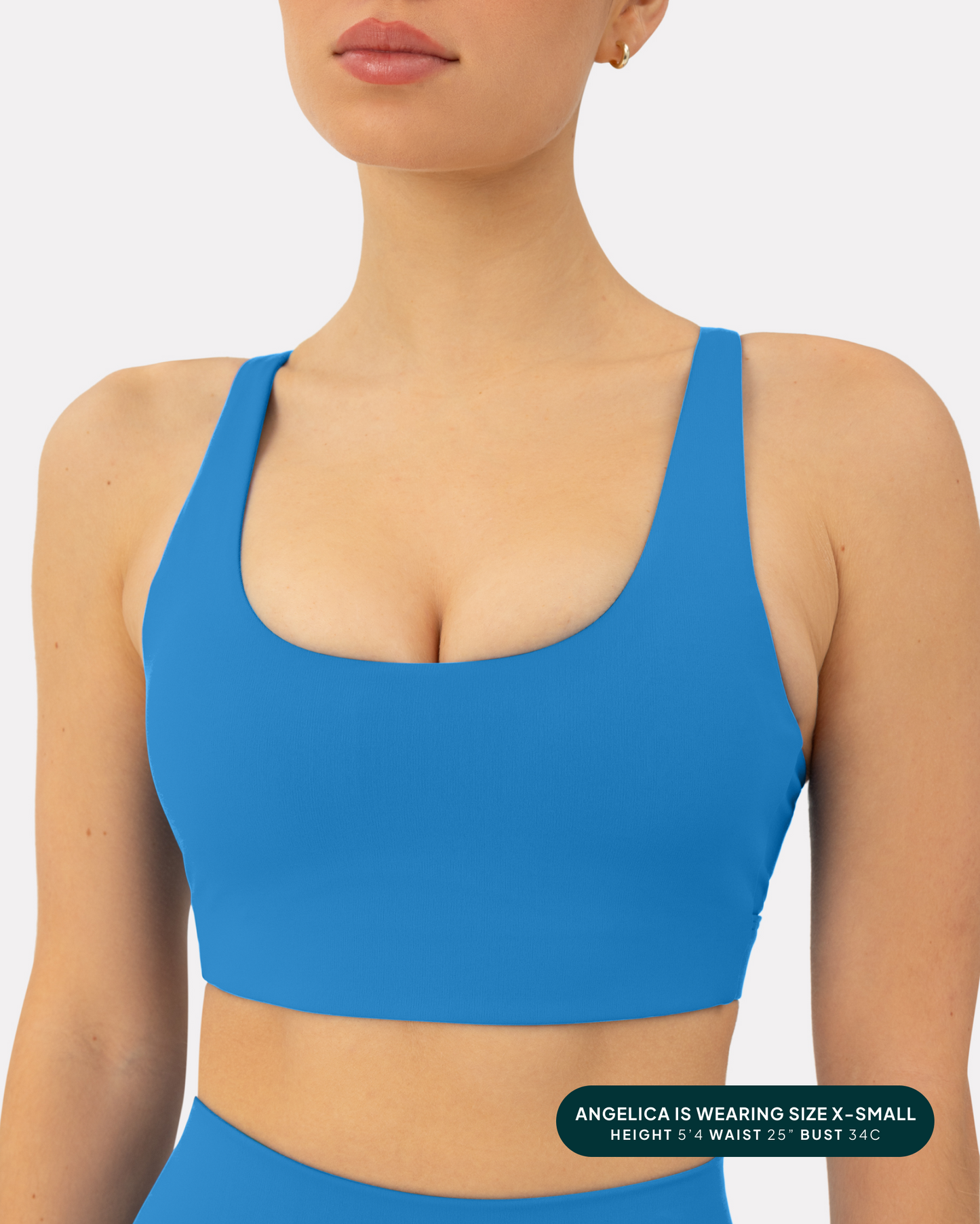Supportive High-Support Padded Convertible Sports Bra