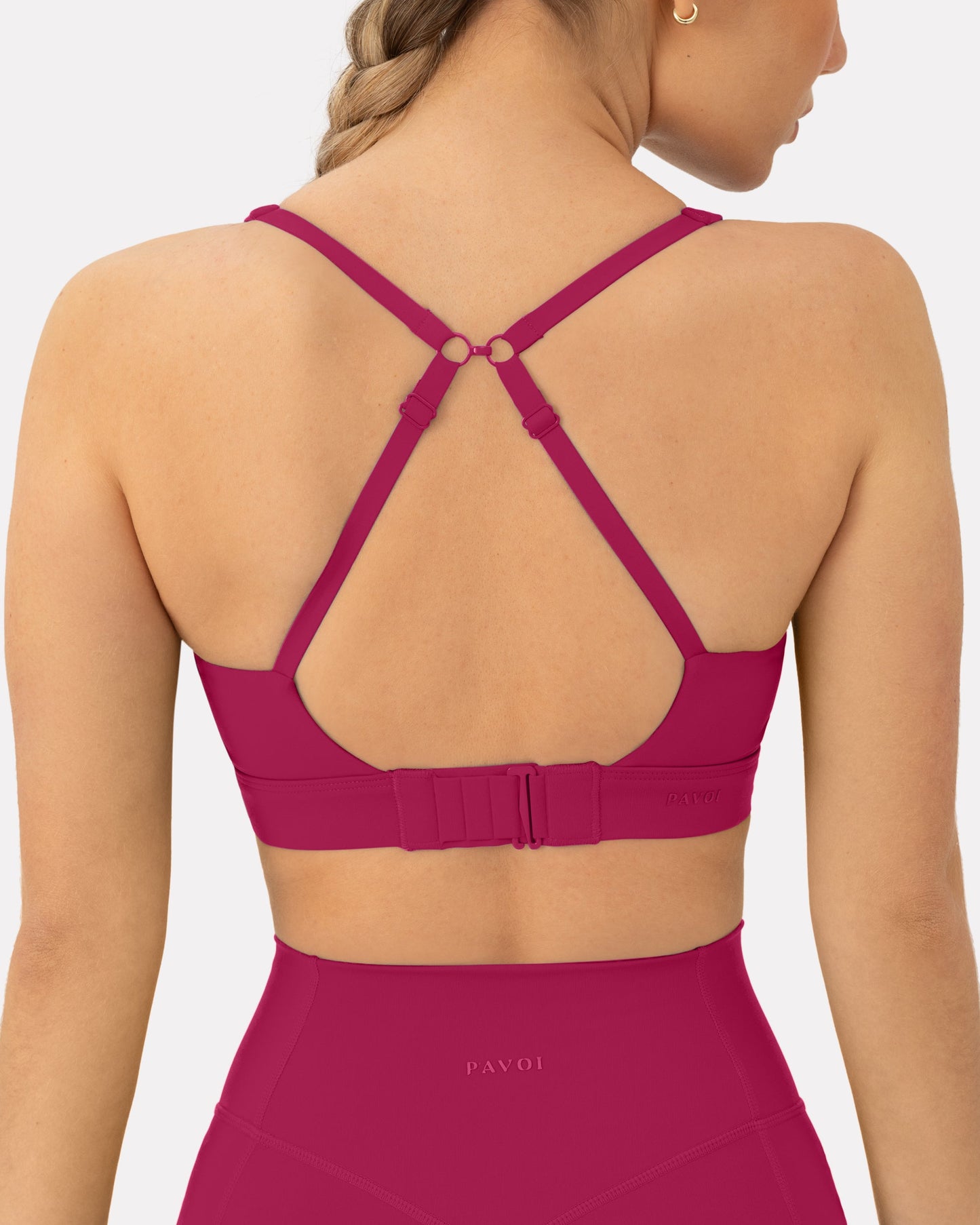 Supportive High-Support Padded Convertible Sports Bra