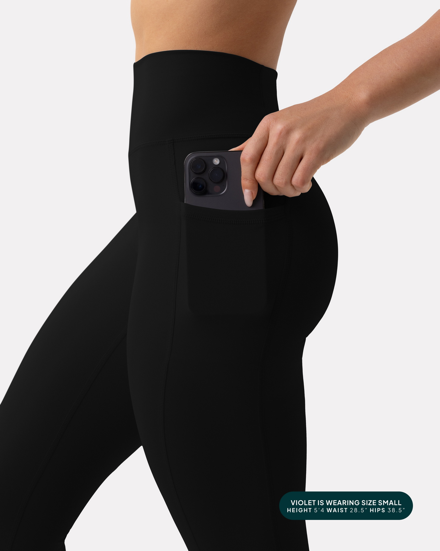 High-Waisted Butt Lifting Tall-Length Leggings with Pockets