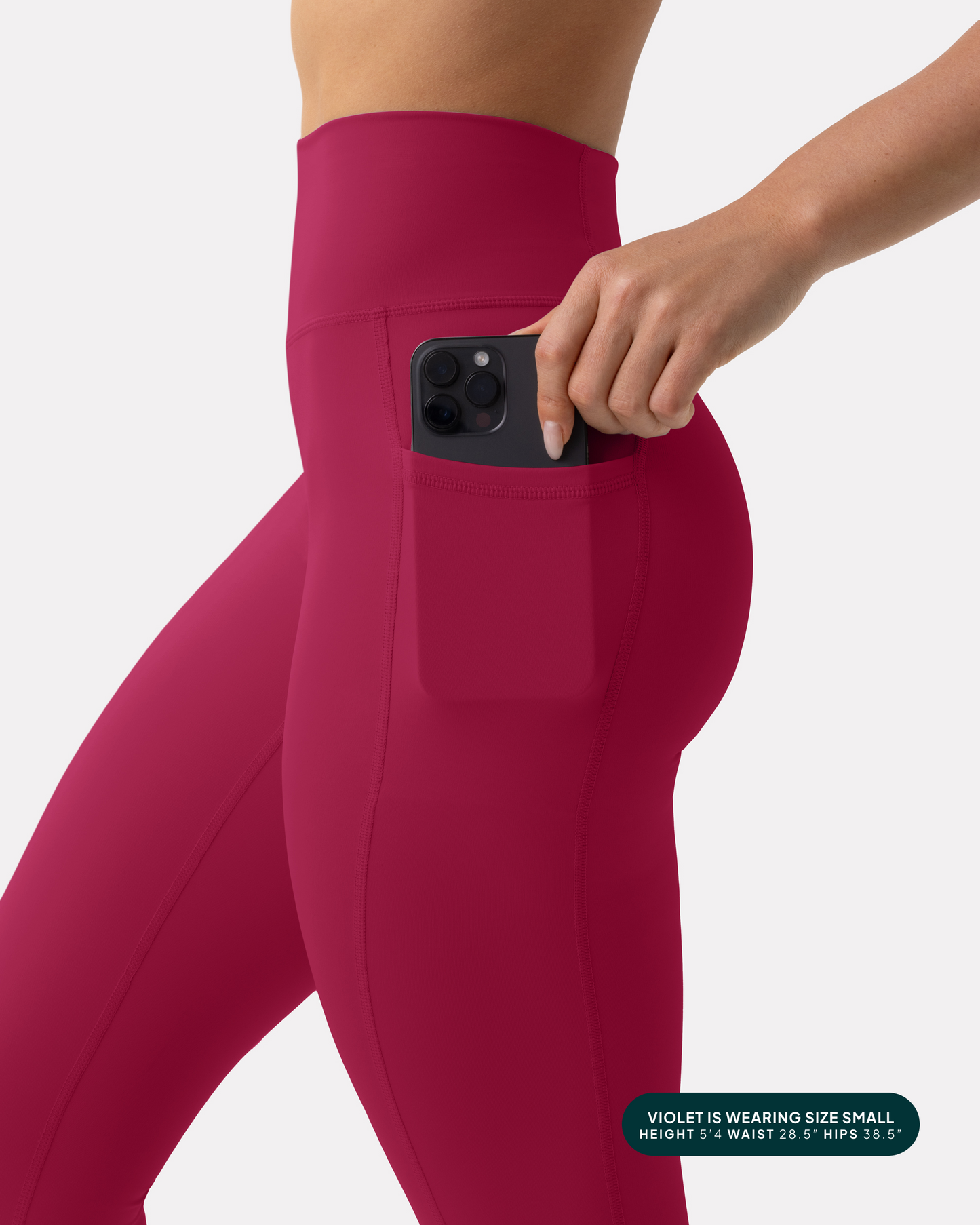 High-Waisted Butt Lifting Tall-Length Leggings with Pockets