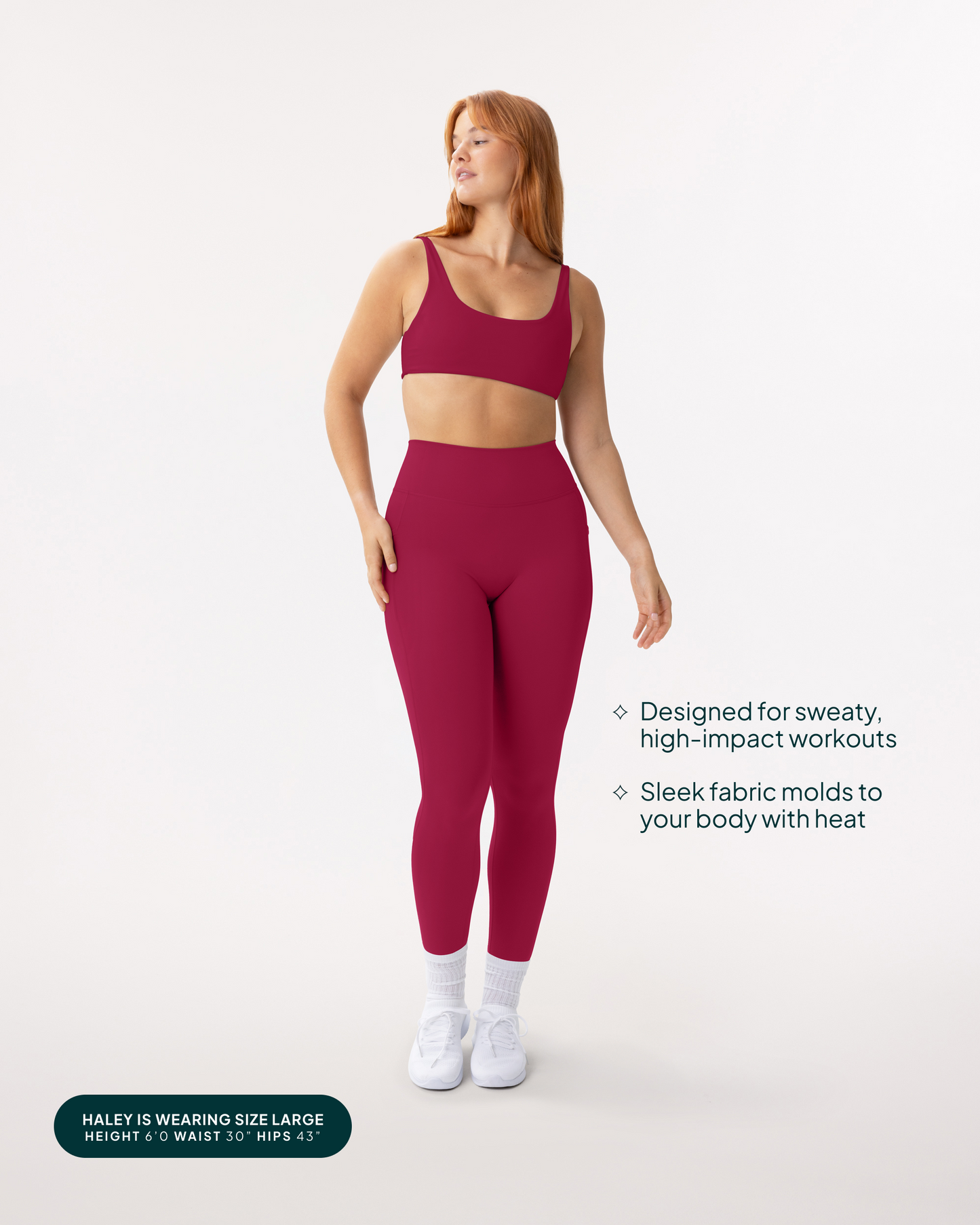 High-Waisted Butt Lifting Tall-Length Leggings with Pockets