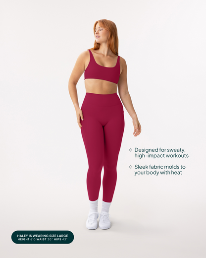 High-Waisted Butt Lifting Tall-Length Leggings with Pockets