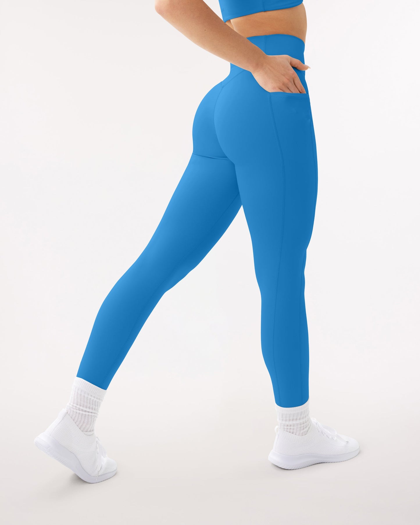 High-Waisted Butt Lifting Tall-Length Leggings with Pockets